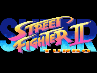 Super Street Fighter II title screen for Amiga